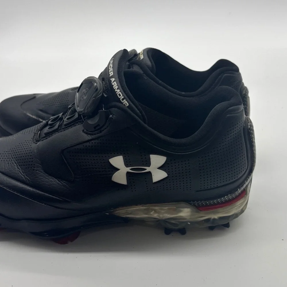 Under Armour Spieth One BOA Golf Shoes Black Spiked Mens 7